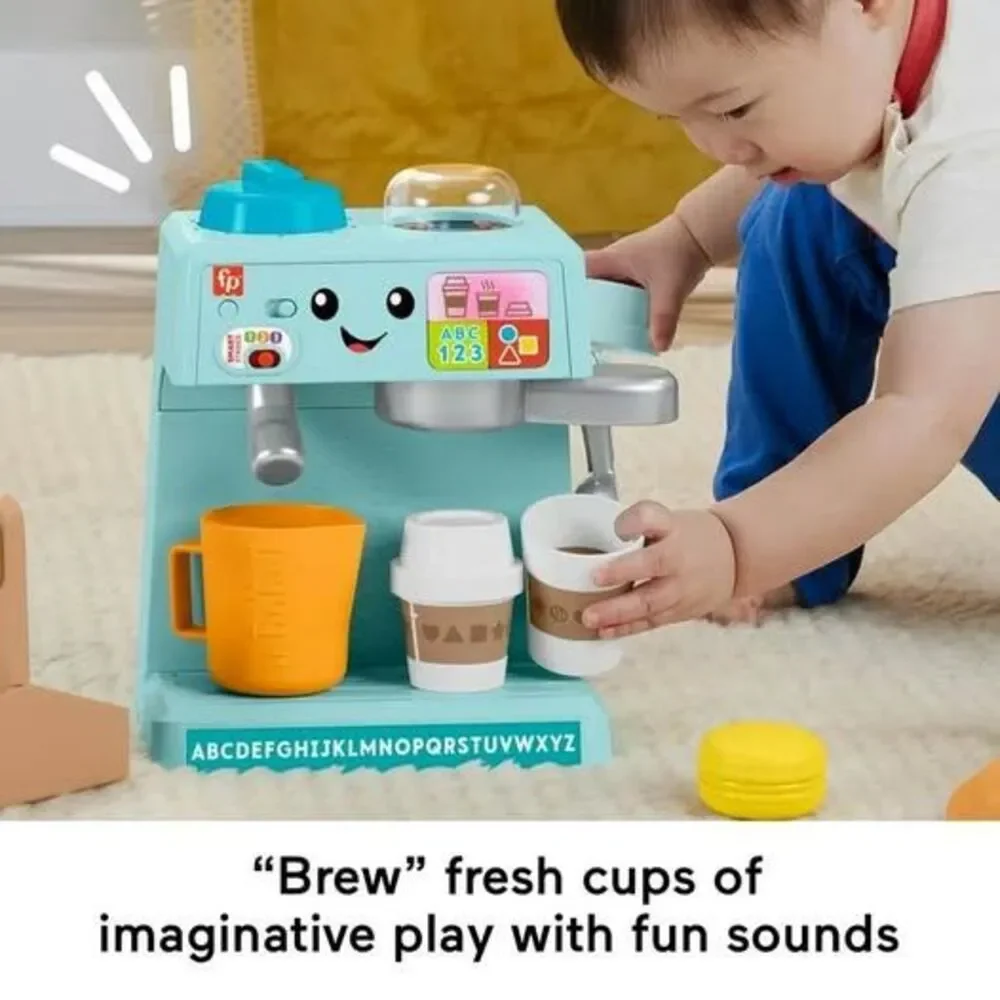 NEW Fisher-Price Toddler Toy Laugh & Learn/ Learn & Serve Coffee Cafe Playset